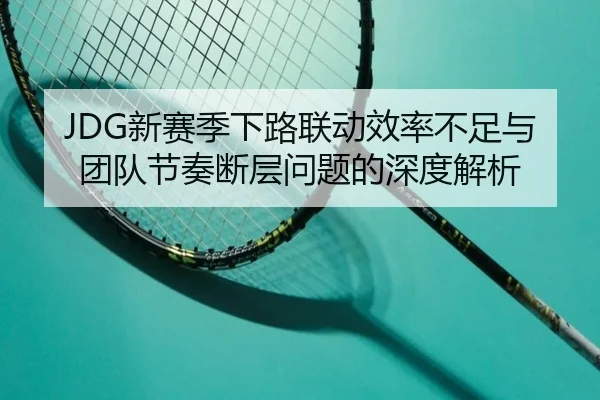 JDG新赛季下路联动效率不足与团队节奏断层问题的深度解析